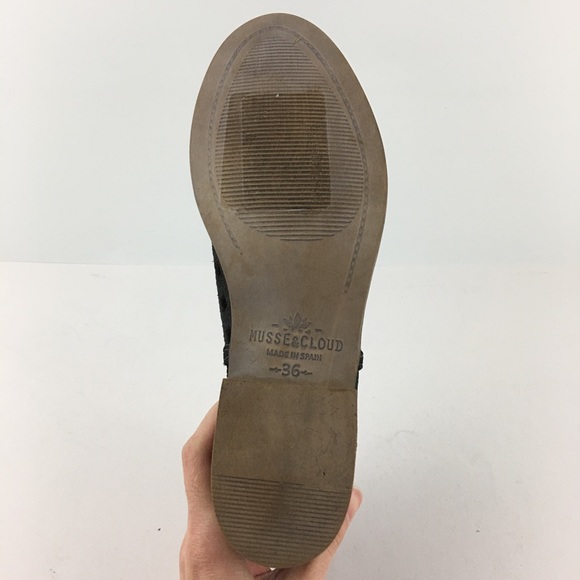 Musse & Cloud Caila Metallic Laser Cut Booties 36 - Picture 6 of 6